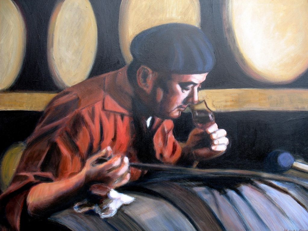 Wine maker
Acrylic on canvas
24" x 30"