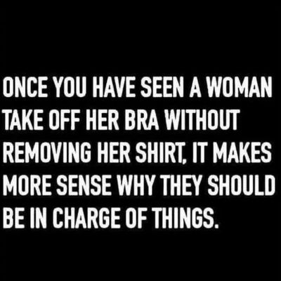 Once you have seen a woman take off her bra without removing her shirt, it makes sense why they shou