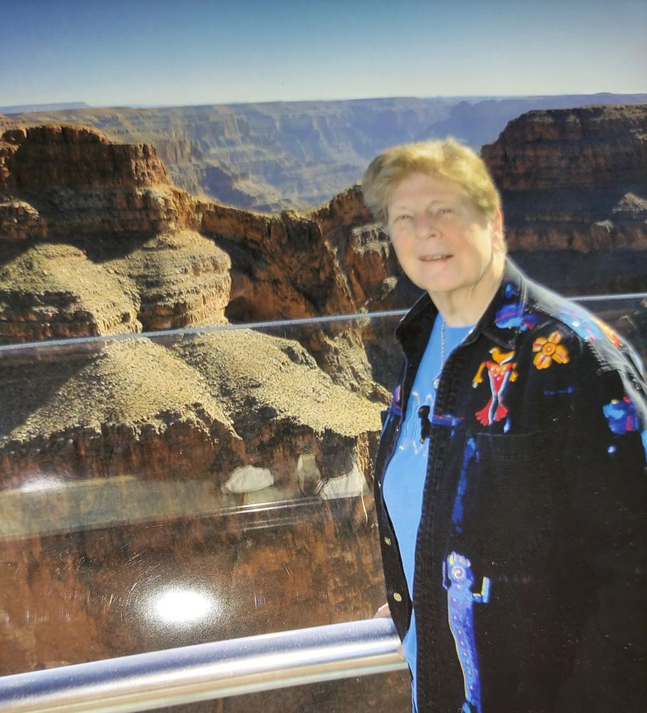 Jane at the Grand Canyon, West 