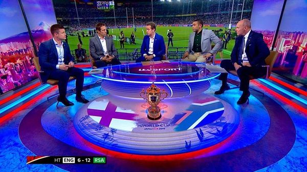 ITV Rugby World Cup 2019 
Pitch side set (Japan)