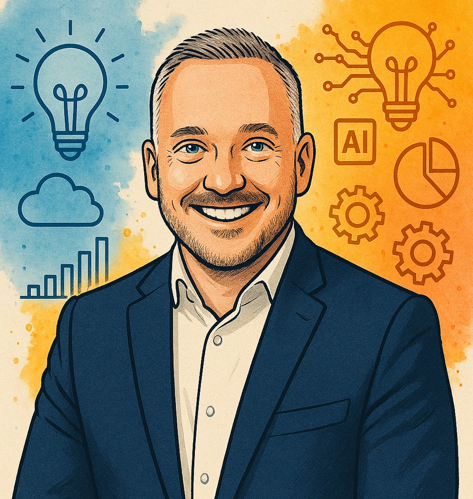 A graphical picture of Robert Fawcett, THE HUMAN CTO consultant lead.