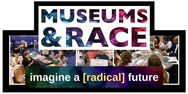The Museums & Race logo showing the words, Imagine a Radical Future.