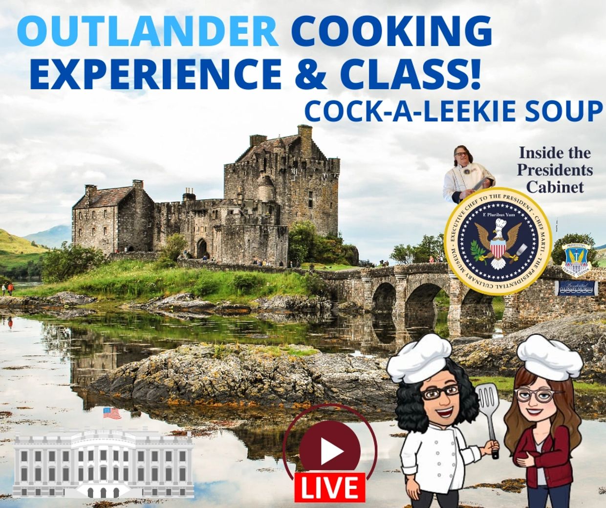 Outlander cooking classes showcasing Scotland and Scottish history.