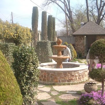 Custom Masonry Fountain