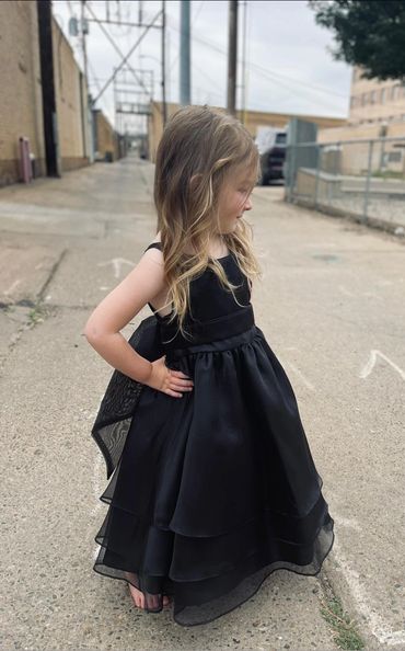 Girl's formal dress.