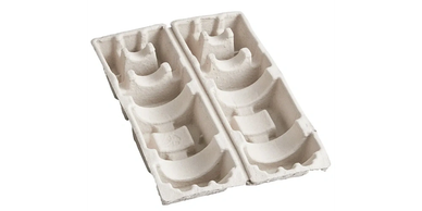 Embalagem de papel para ovos.
