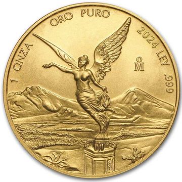 2024 Mexico Gold Coin 1 ONZA 1 oz .999 gold BU