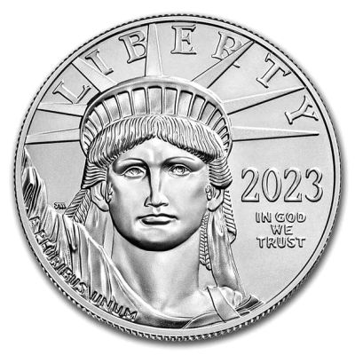 2023 US coin with Statue of Liberty design.