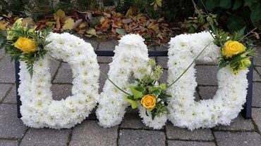 Dad in funeral flowers york