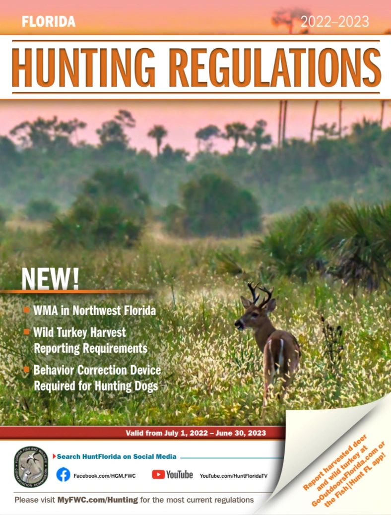 FWC Releases 202223 Hunting Regulations Guide FWC Releases 202223 Hunting Regulations Guide