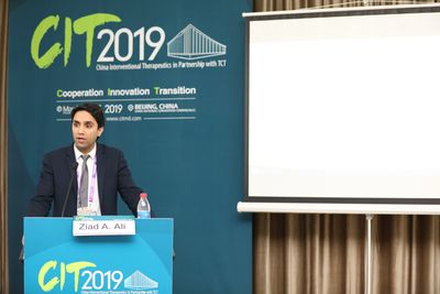 Dr Ali presents at China Interventional Therapeutics in Beijing, China in 2019.
