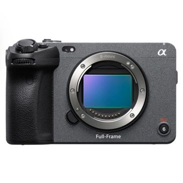 Sony Alpha full-frame mirrorless camera body without lens.