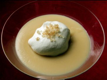 Creamy maple pudding from the Outlander Kitchen Cookbook