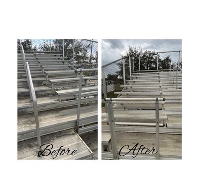 Commercial exterior pressure washing in Polk County, FL by Dorado Wash
