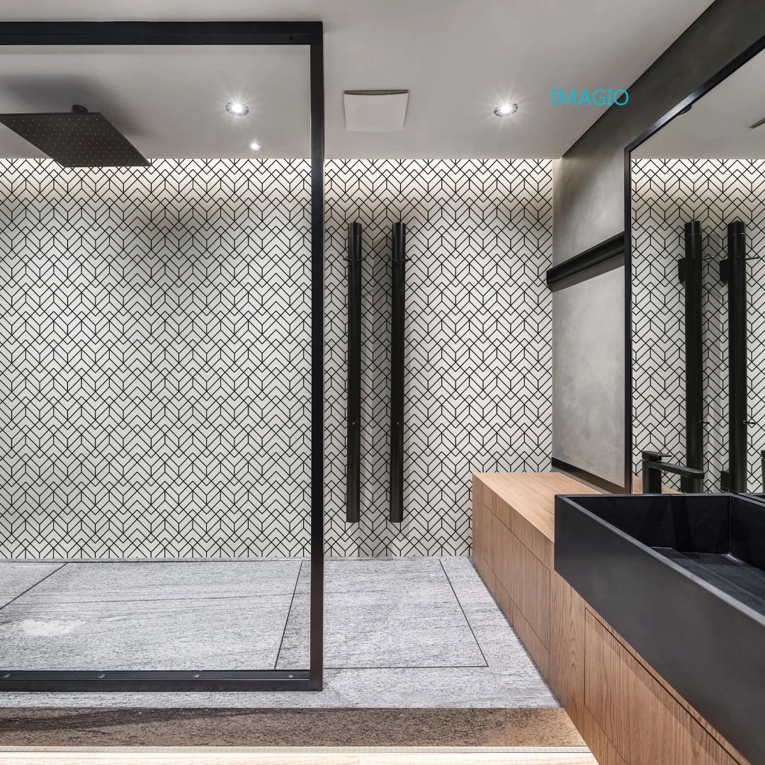 Enjoy the Downpour of IMAGIO™ Glass Shower Accents