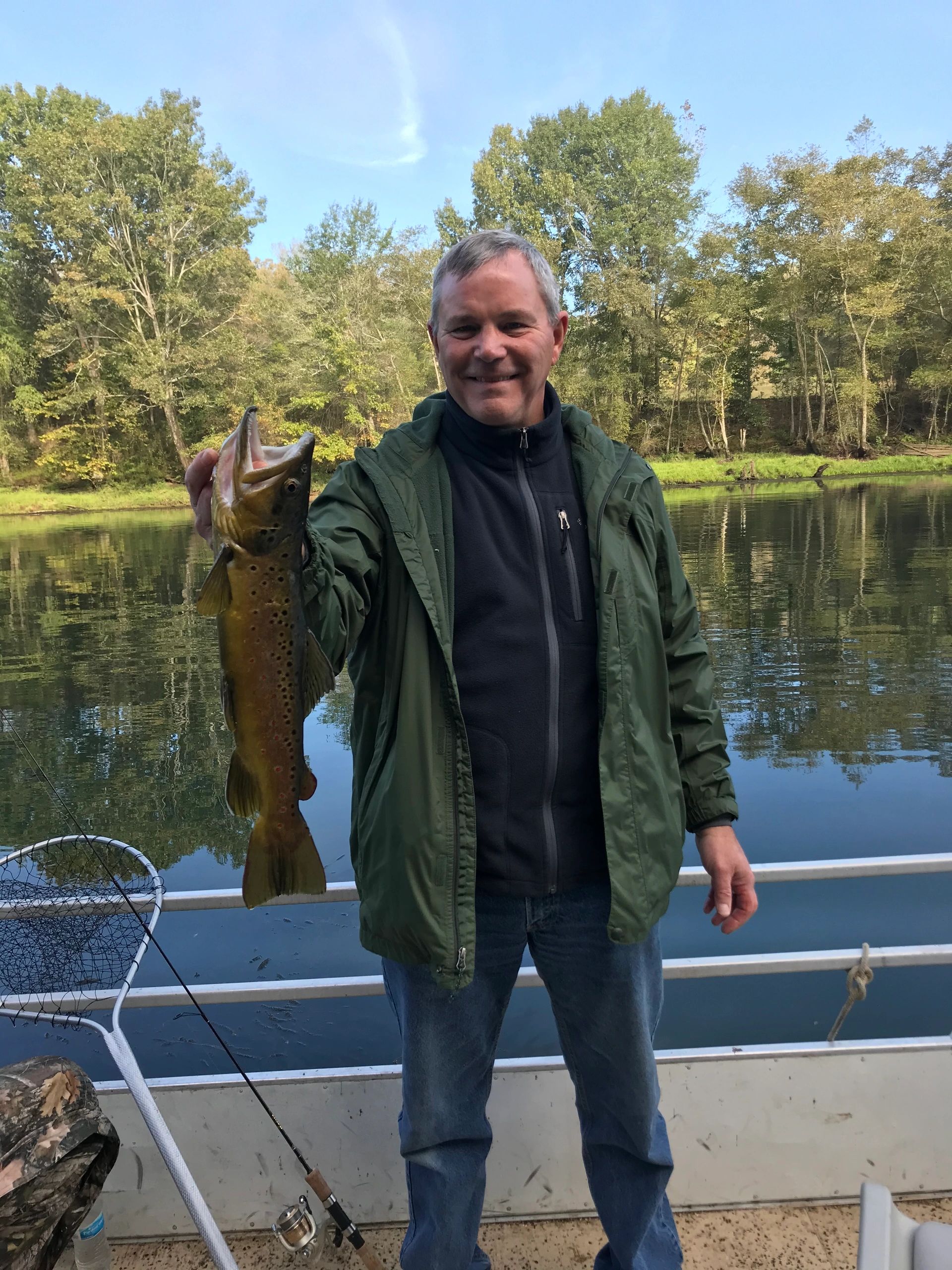 Fall Brown Little Red River trout fishing guide report