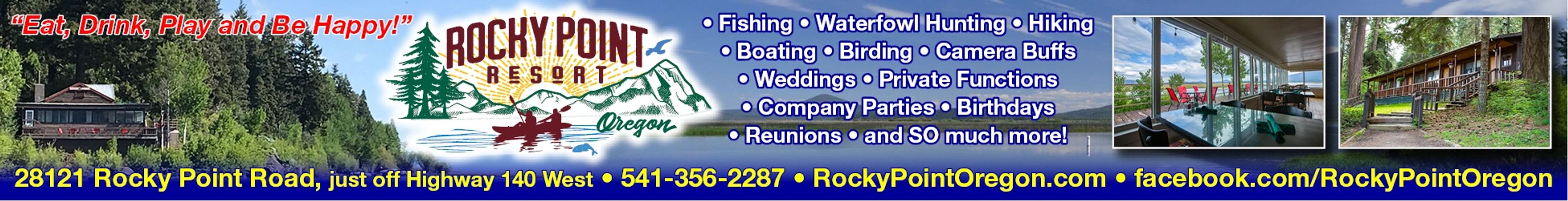 Rocky Point Resort - Lodging, Restaurant, Marina by Crater Lake Backyard