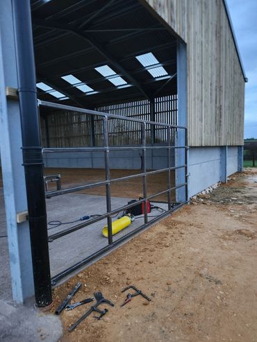 New custom fabricated cattle gates
