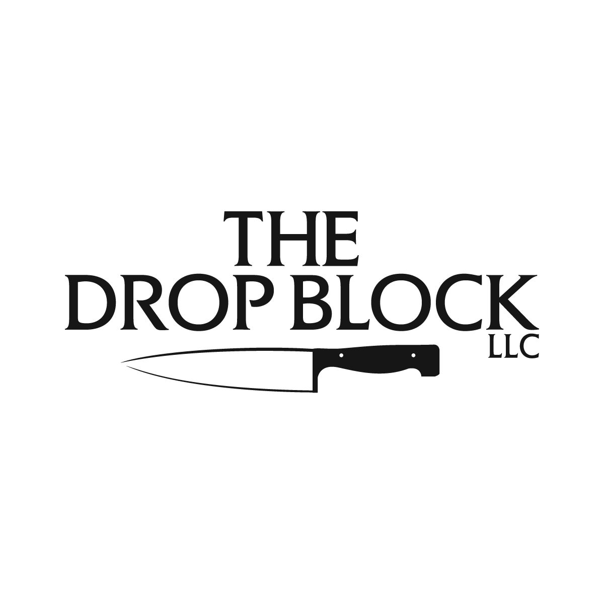 Drop Block Under Cabinet Knife Storage Rack - Small, White
