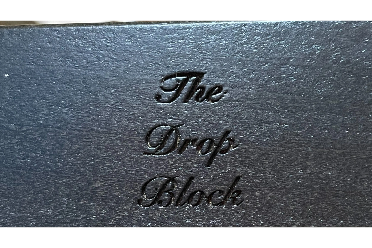 The Drop Block - Drop Down Magnetic Knife Block 