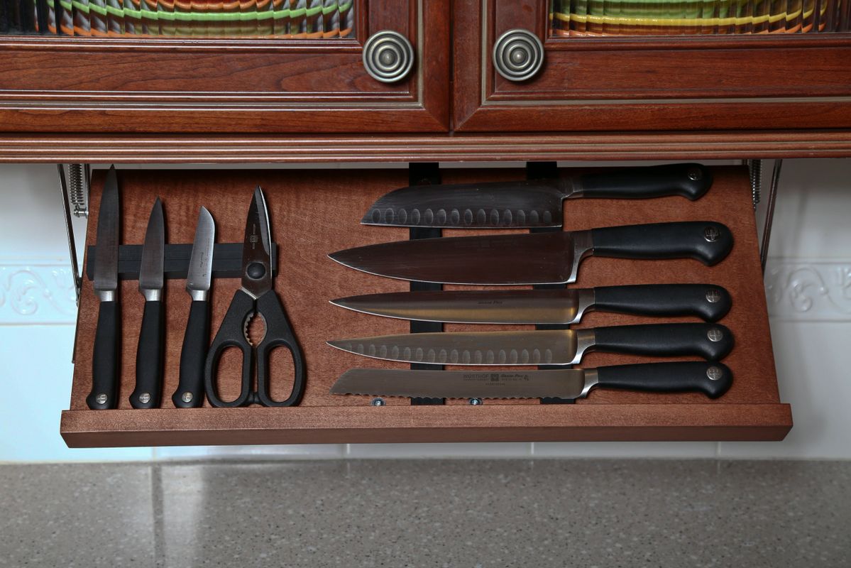 Kitchen Knife Storage In Family Kitchens Love Your Home