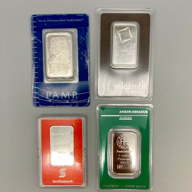 Platinum 1oz. bars