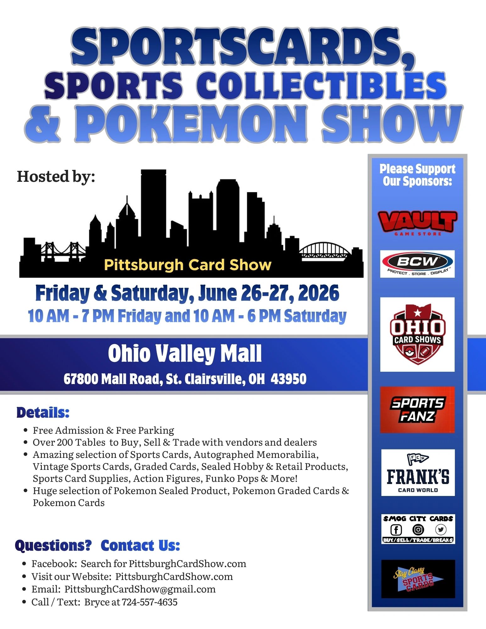 Pittsburgh Card Show | Sports & Trading Cards Pittsburgh Card Show | Sports & Trading Cards