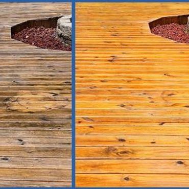 Deck Cleaning restore wooden deck and fence