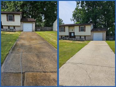House wash Pressure washing driveway cleaning