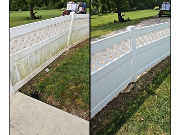 Vinyl Fence Cleaning 