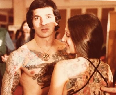 Photo of Peter & Cheryl taken at the    First NTA Convention in 1979 in Denver, CO