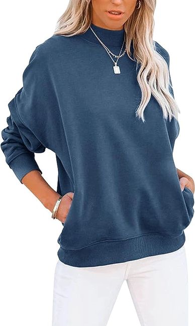 sweatshirt, casual, blue