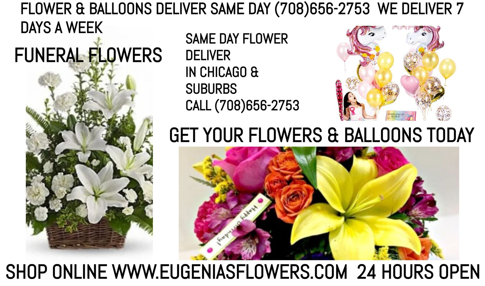 Flower Delivery In Chicago Il Eugenia S Flowers Same Day Flower Rose Delivery Chicago Illinois