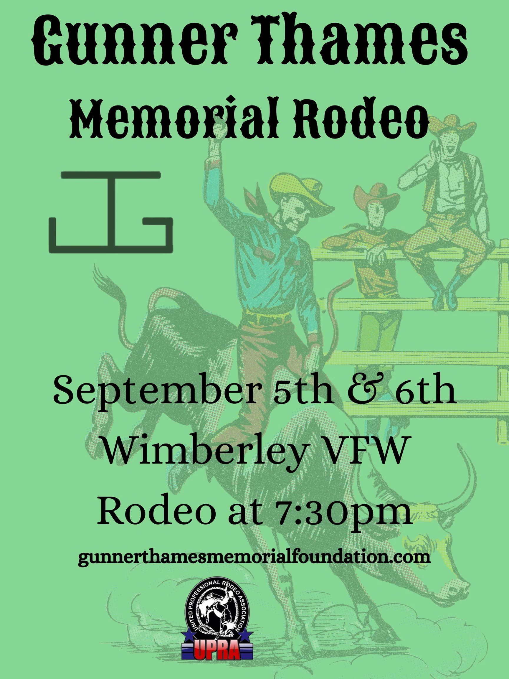 2024 Gunner Thames Memorial Rodeo | Wimberley, Texas VFW