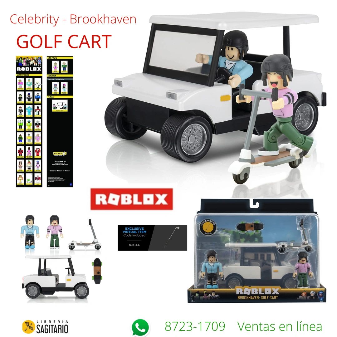 Roblox Coleção Brookhaven Golf Cart 2247 - Sunny - Colecionáveis