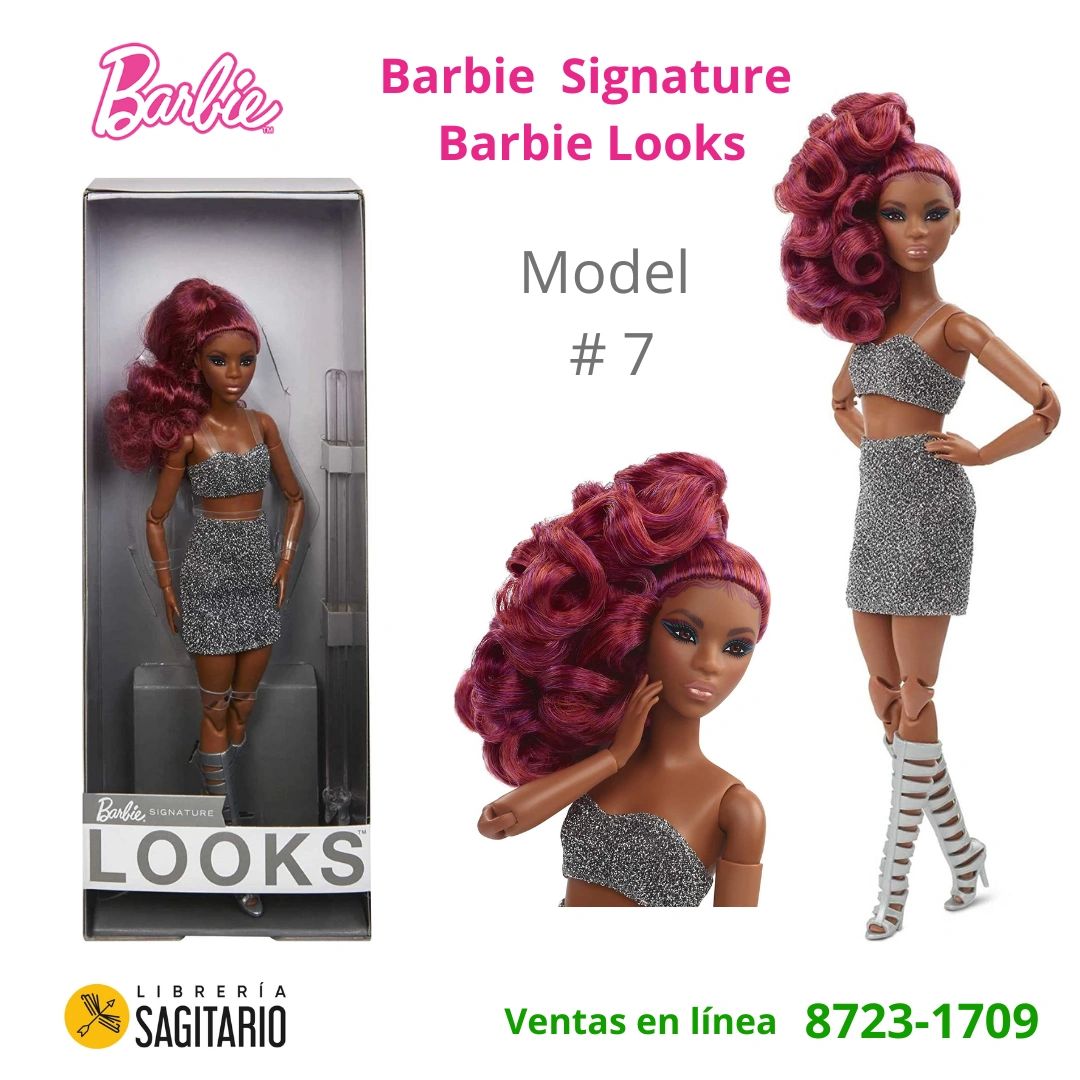 Barbie Signature BARBIE Looks #7 Doll (Pelo rojo)//¢26850