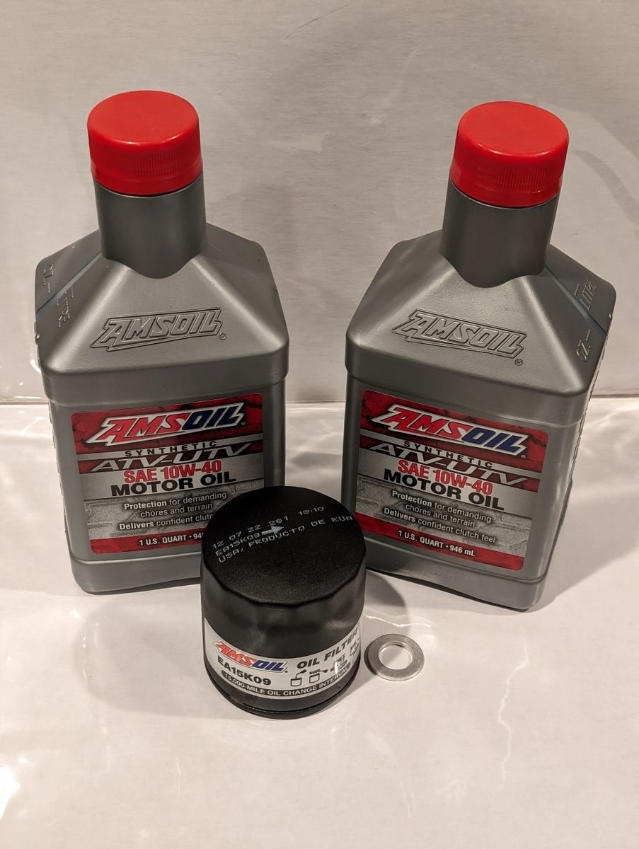Amsoil full synthetic UTV oil change kit