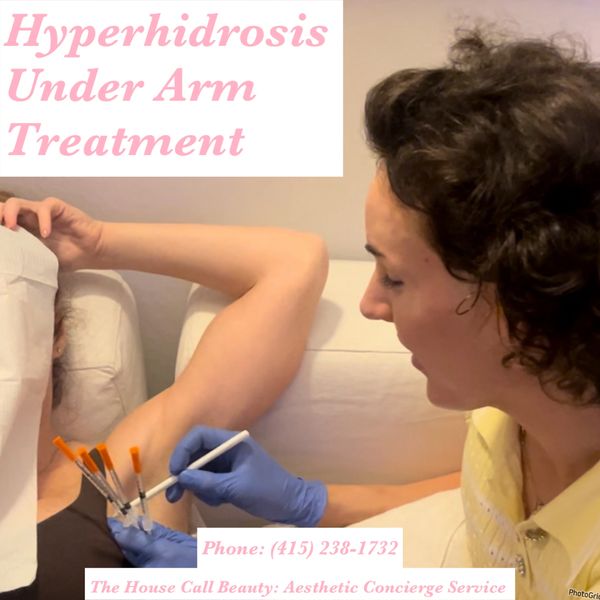 Reduce underarm, hand, and foot sweating with The House Call Beauty’s  hyperhidrosis tox treatment