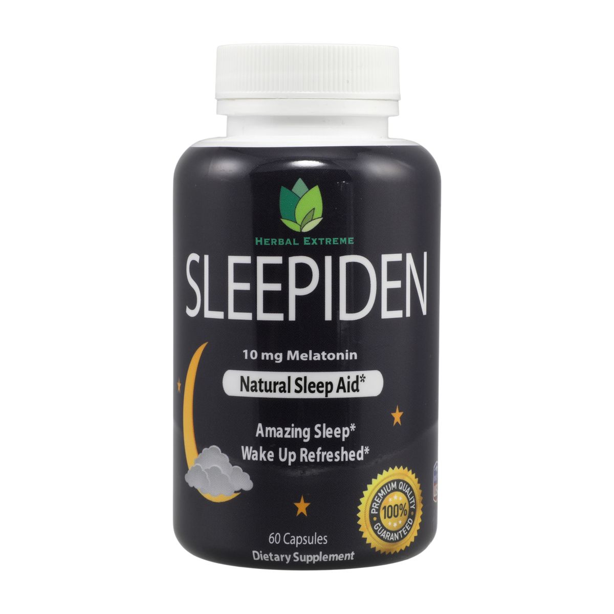 Sleepiden Sleep Aid Capsules By Herbal Extreme 10 mg Melatonin Zinc