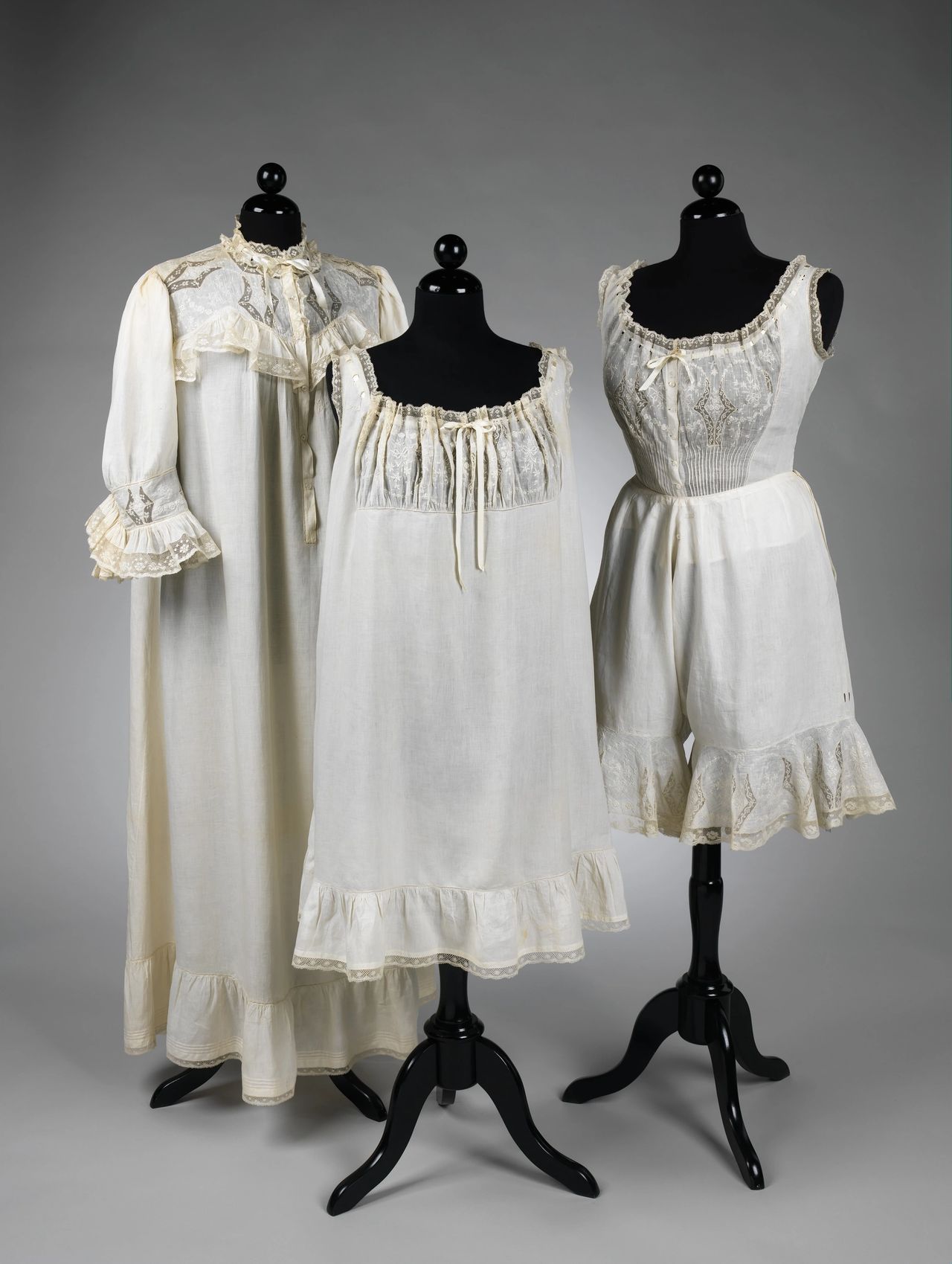 Edwardian Combinations/ Open Drawers With Camisole/ Lingerie 1900s