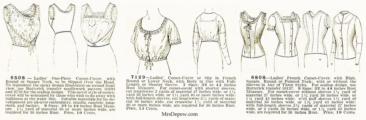 Corset Covers - 14 Days of Vintage Lingerie 