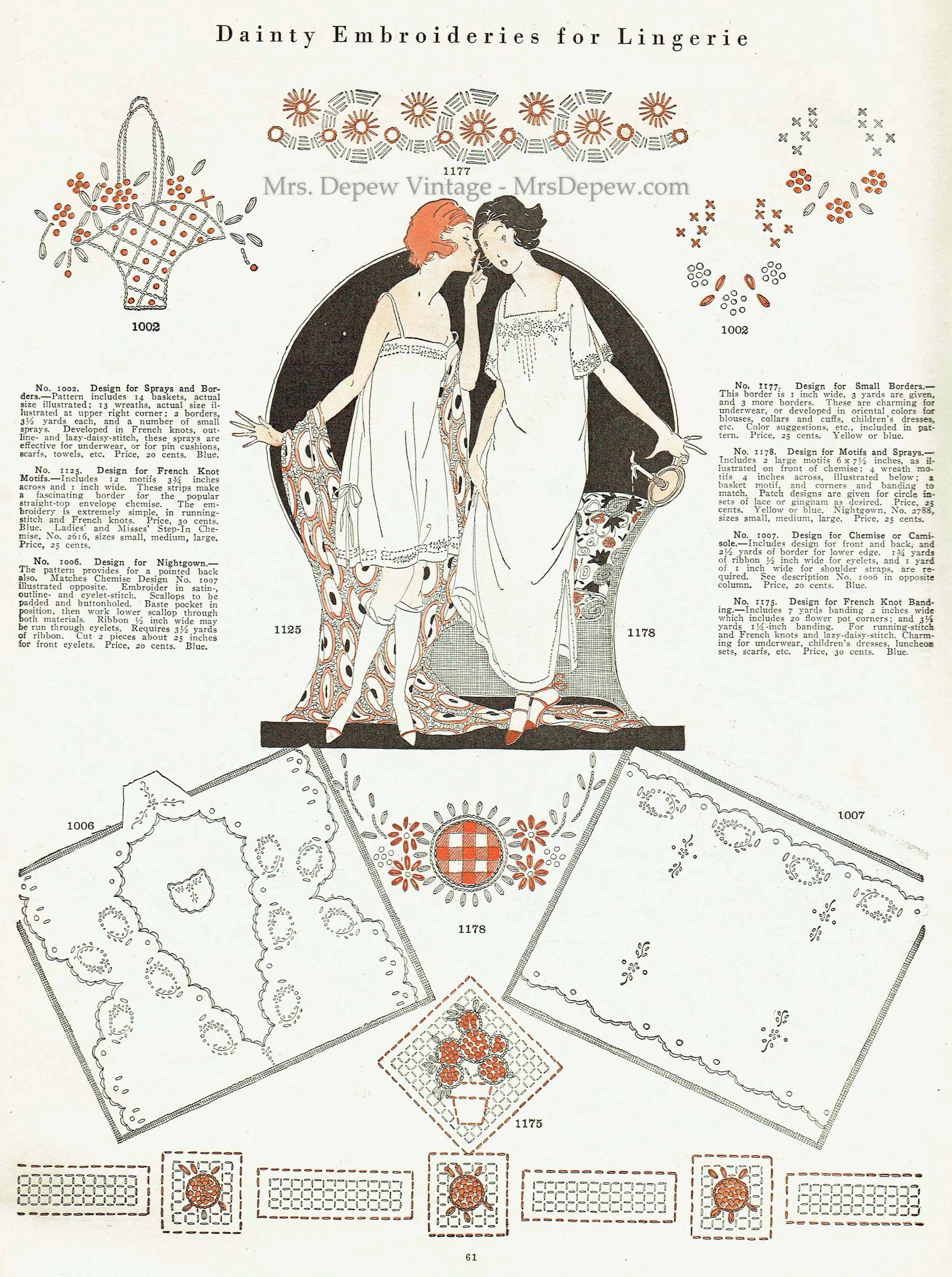 1920 McCall Cami Kickers Lingerie Pattern Underwear Original Sewing - The  Gatherings Antique Vintage