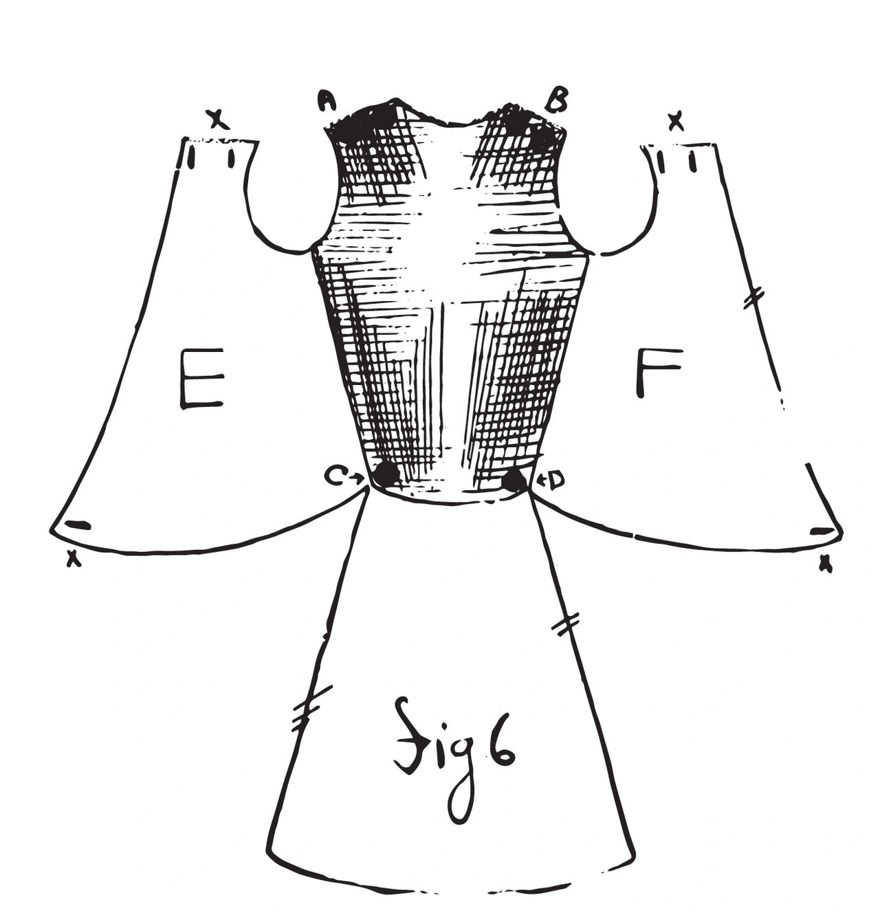 strapless open back dress Bleuet Dress by Deer and Doe Patterns main image 1