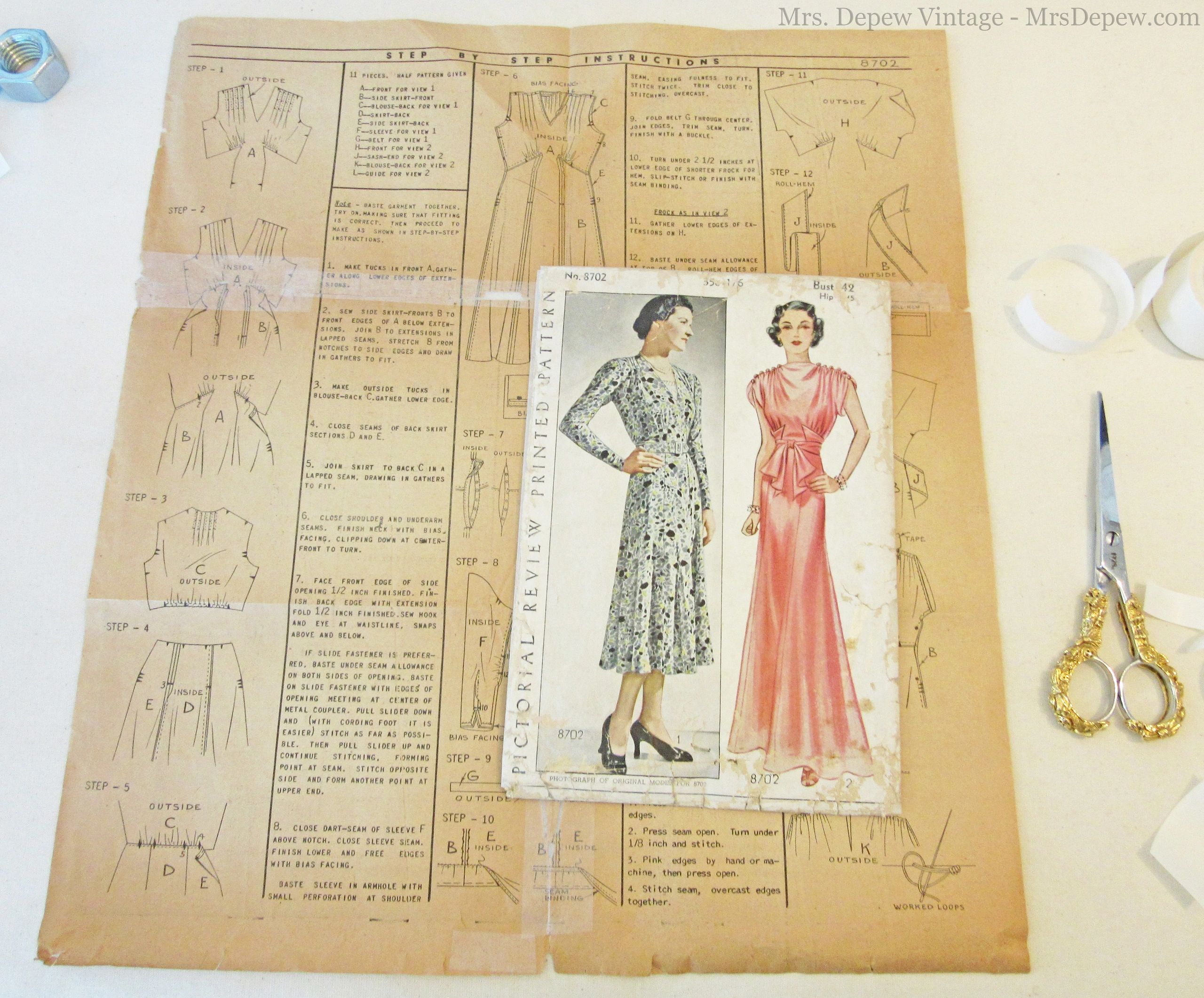 How to Add Tucks to a Sewing Pattern - Sew Vintagely