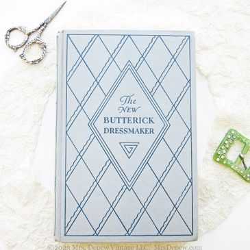 vintage 1920s sewing book gift idea for seamstress.