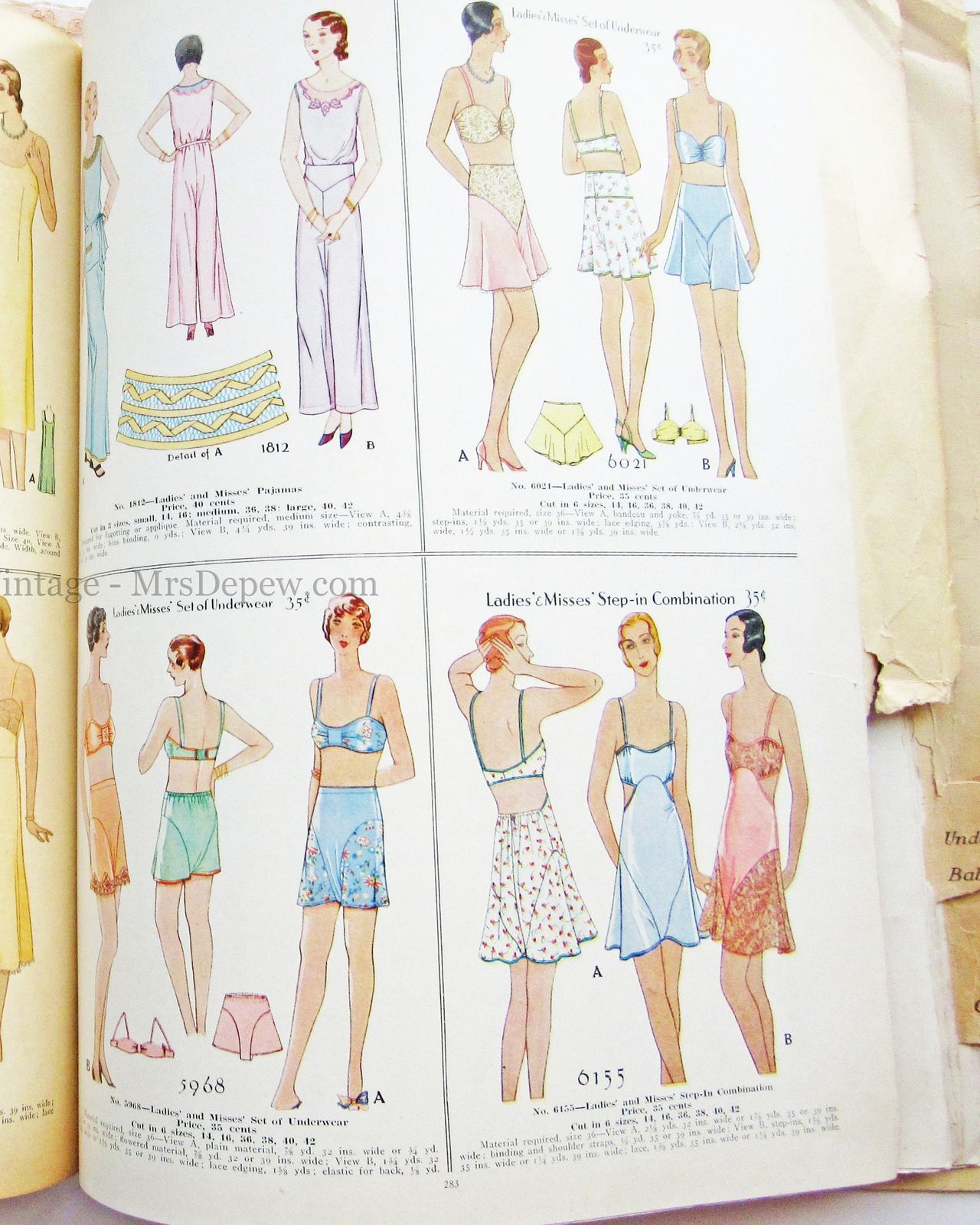 McCall Eye-Candy: Lingerie Patterns from 1930