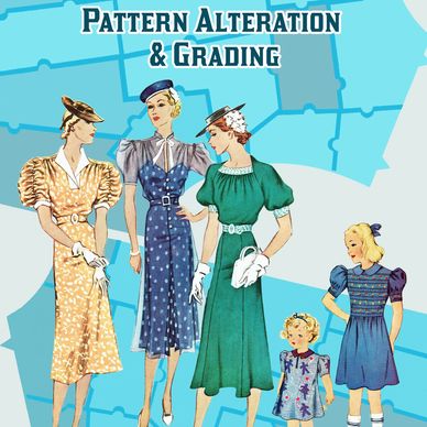 Sewing Pattern alteration and grading for home and fashion design how to grade patterns book