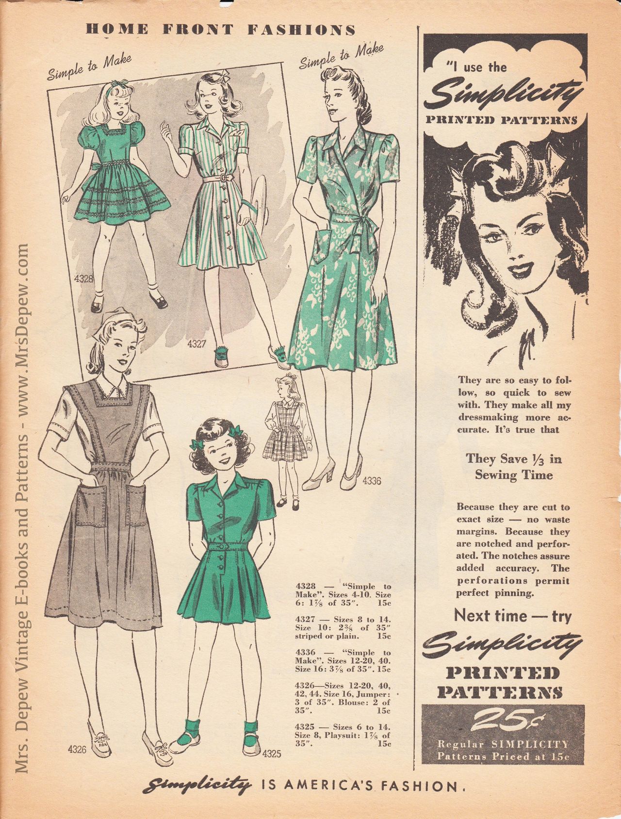 Vintage 1940s Fashion Dos and Don'ts for the Plump Girl Fashion