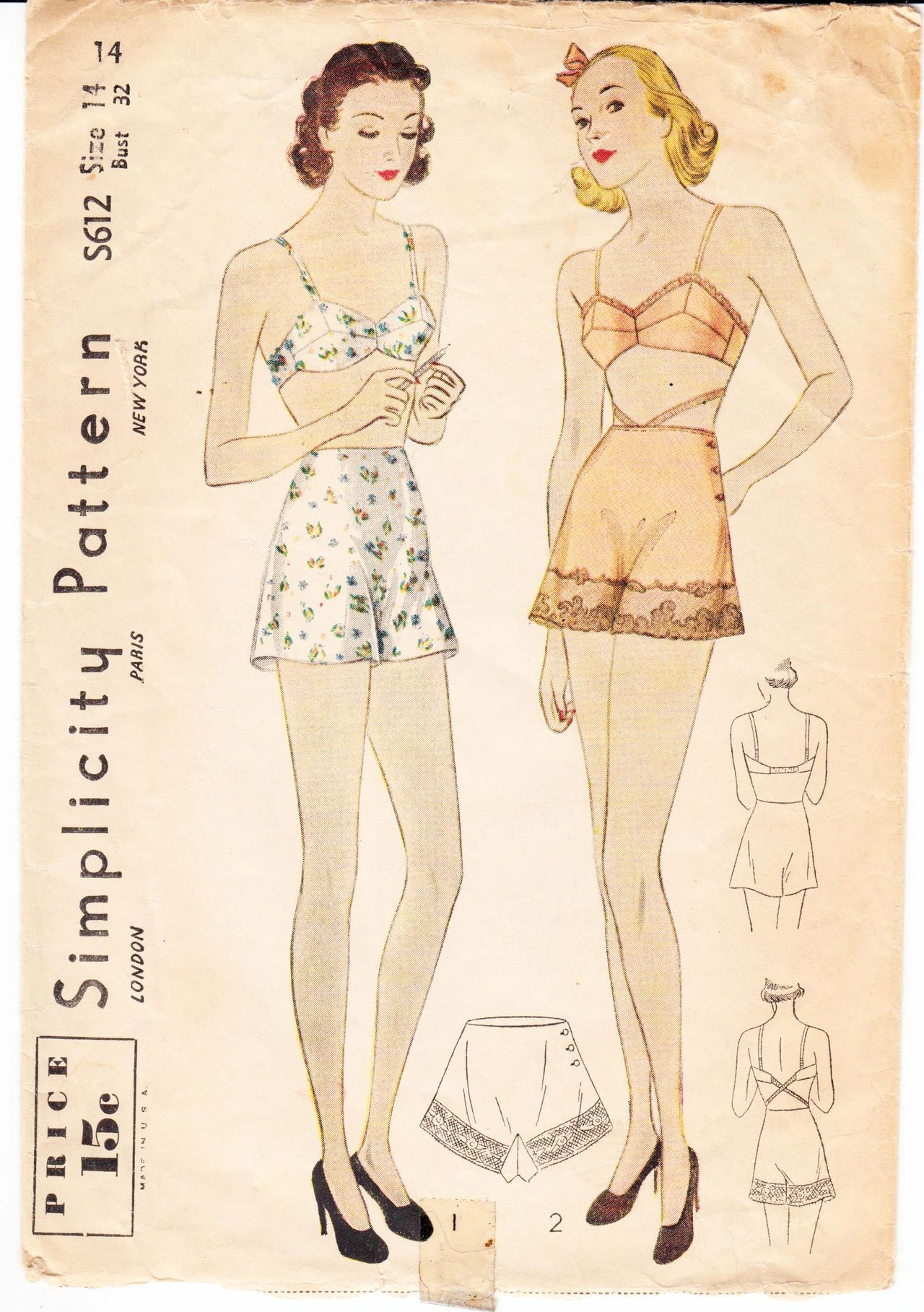 1950s Triumph Bullet Bra Vintage Sewing Pattern | PDF Vintage Sewing  Pattern