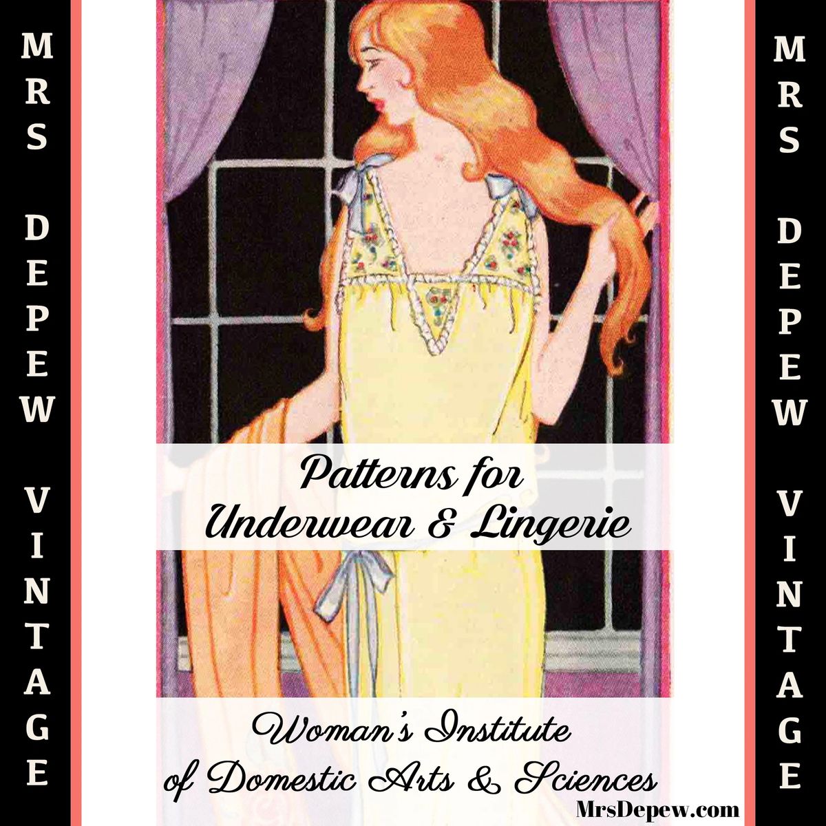 Vintage Sewing Book 1920s Patterns for Underwear and Lingerie E-book  Woman's Institute -DOWNLOAD PDF